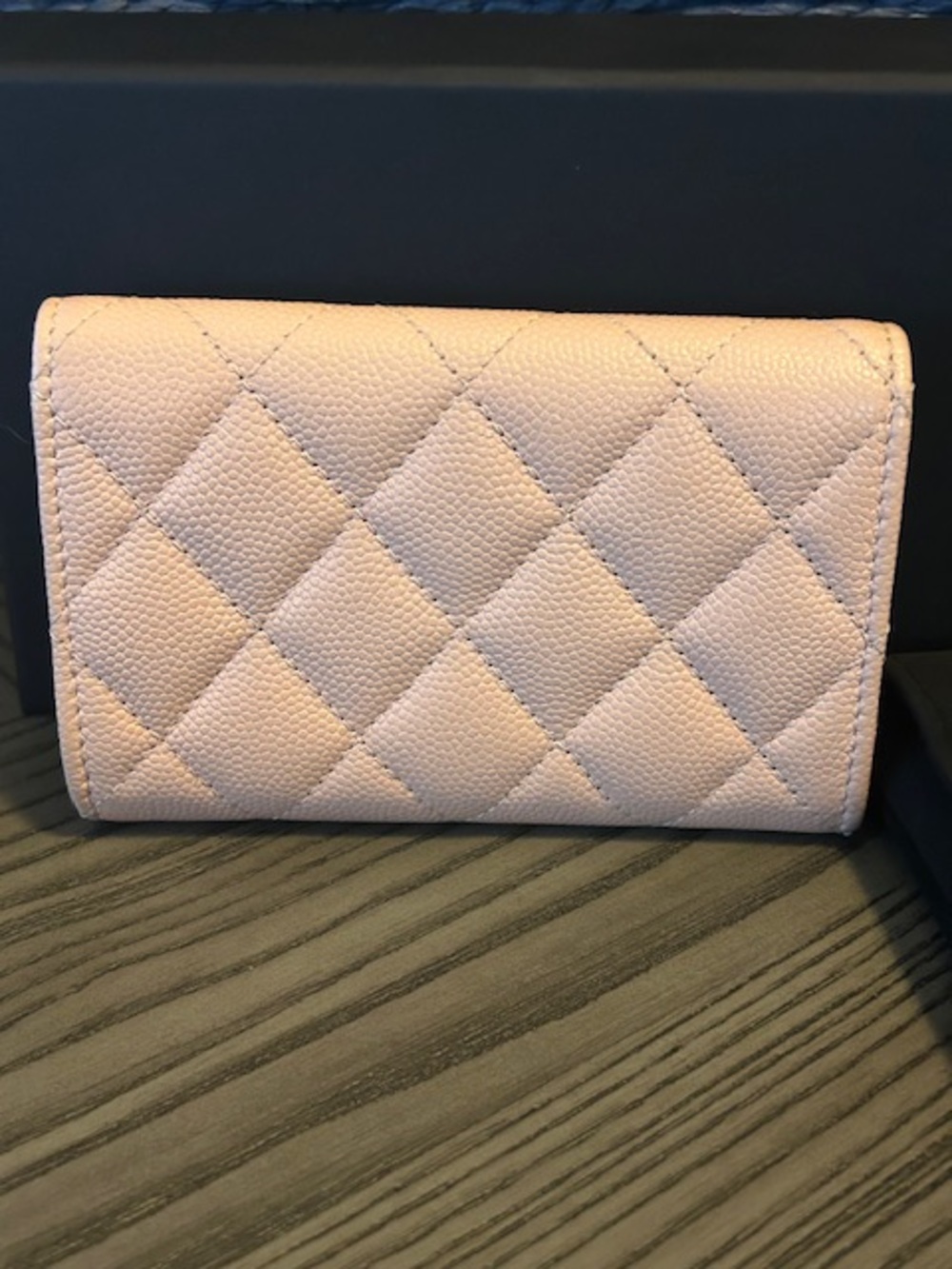 Chanel Caviar Quilted Chain CC Flap Holder Light Pink - Picture 3 of 7